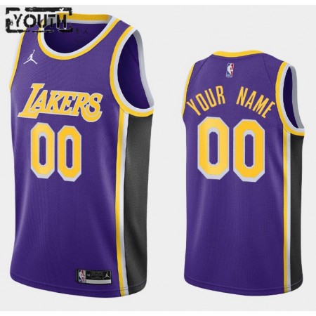 Los Angeles Lakers Custom Jordan Brand 2020-2021 Statement Edition Lasten Pelipaidat Swingman